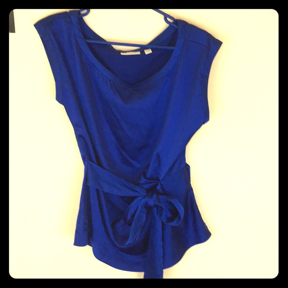 New York $ Co cobalt blue blouse